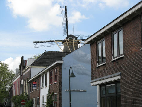 Windmill in Delft Netherlands