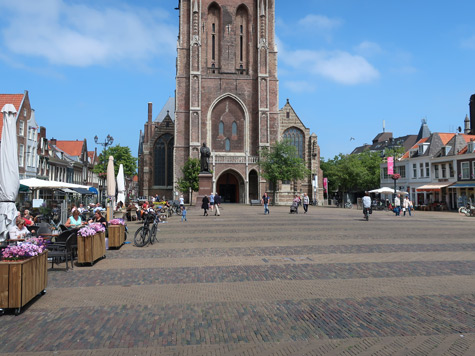 Market Square in Delft Netherlands (Markt)